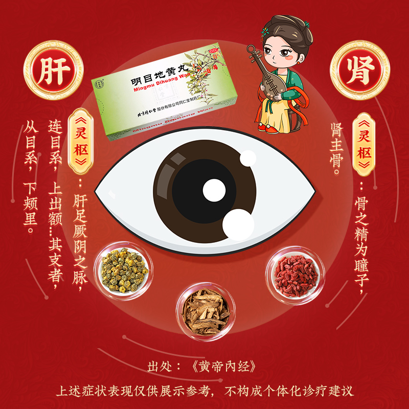 同仁堂 明目地黄丸 9g*10/盒_北京同仁堂网上商城
