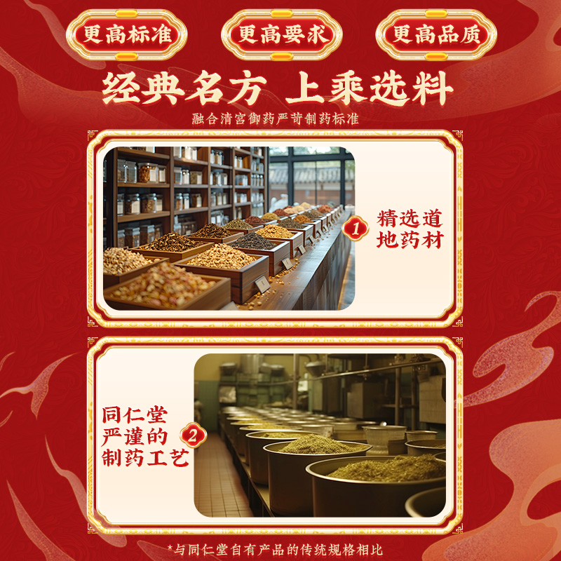 北京同仁堂养肺丸官方旗舰店御药300大蜜丸润肺止嗽化痰定喘失眠_北京同仁堂网上商城