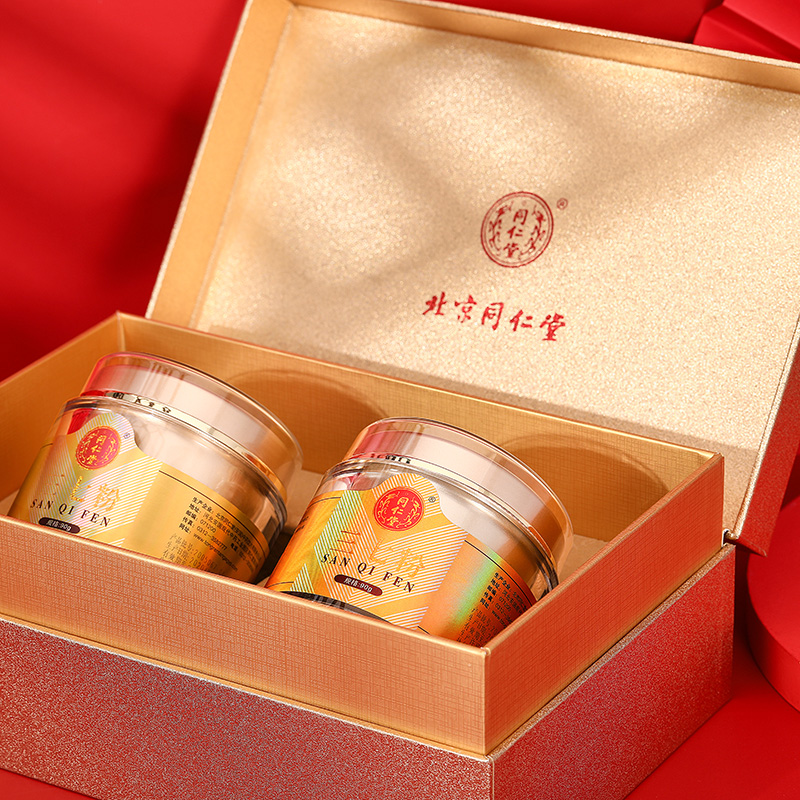 同仁堂 三七粉礼盒装 90g*2瓶/盒_北京同仁堂网上商城