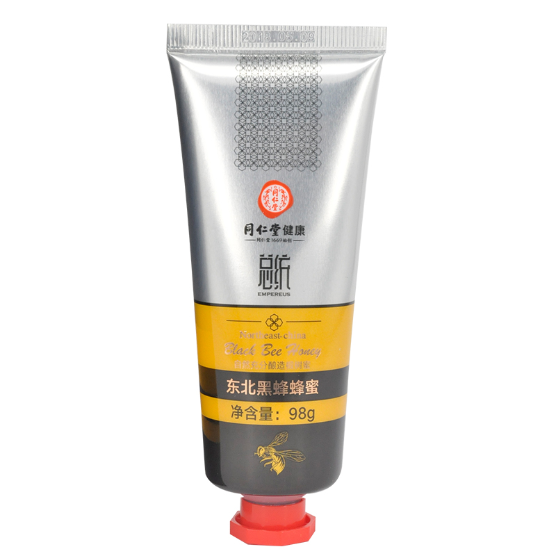 同仁堂 东北黑蜂蜂蜜 98g*5支/盒_北京同仁堂网上商城