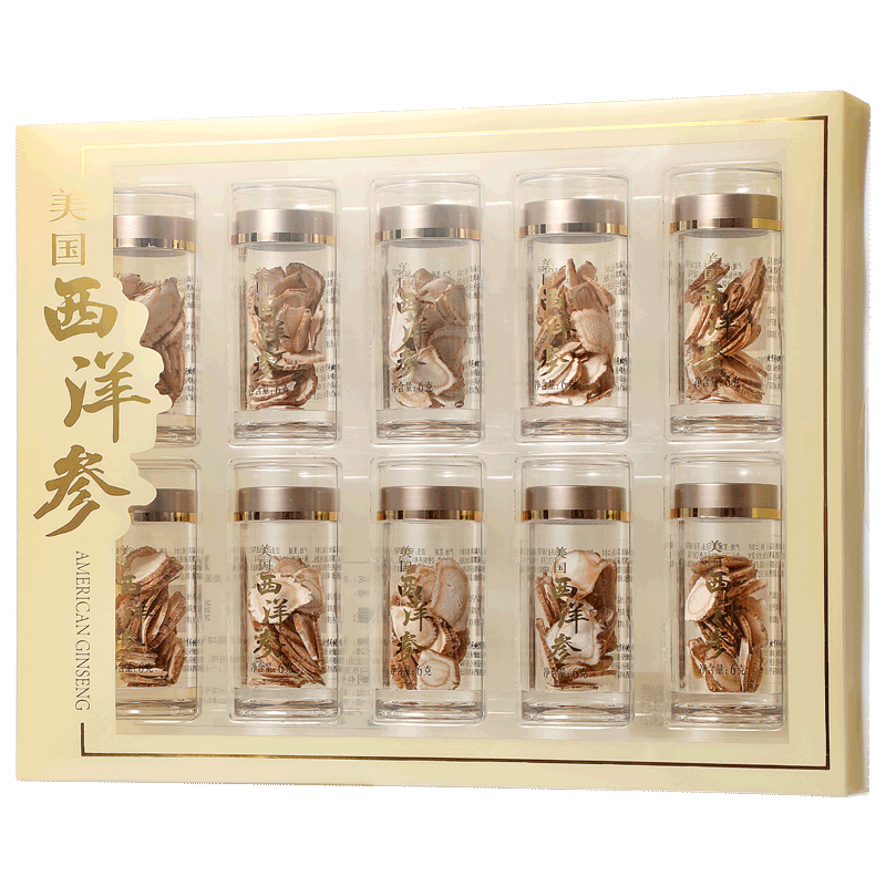 北京同仁堂西洋参1#参片60g(Y)有机 高端礼盒花旗参西洋参旗舰店_北京同仁堂网上商城