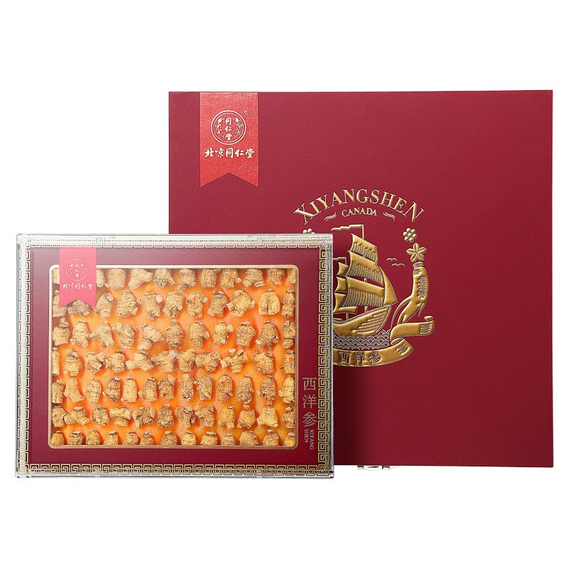 北京同仁堂（TRT）西洋参段 加拿大进口花旗参段  88g/盒_北京同仁堂网上商城