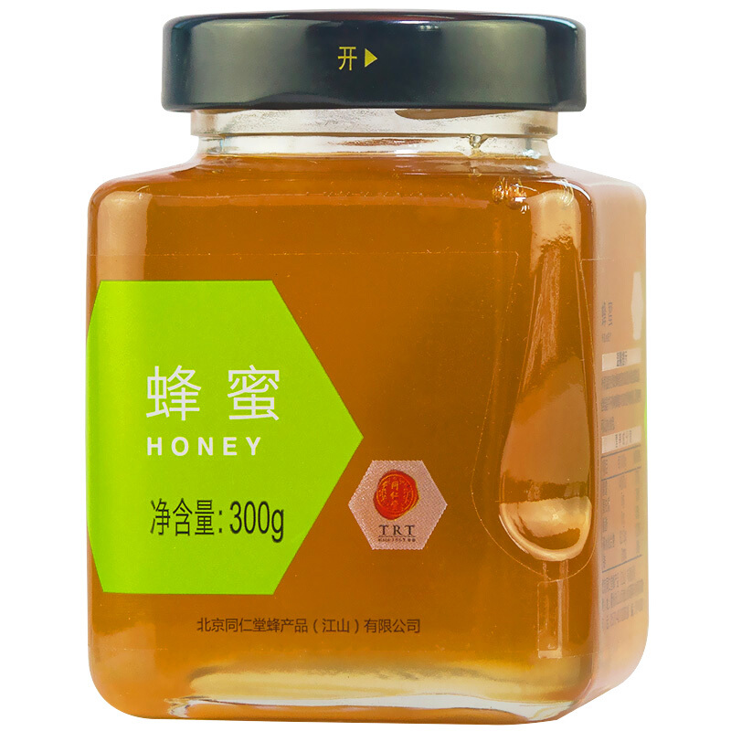 北京同仁堂蜂蜜300g 玻璃瓶品质蜂蜜同仁堂官方旗舰店正品 非天然_北京同仁堂网上商城
