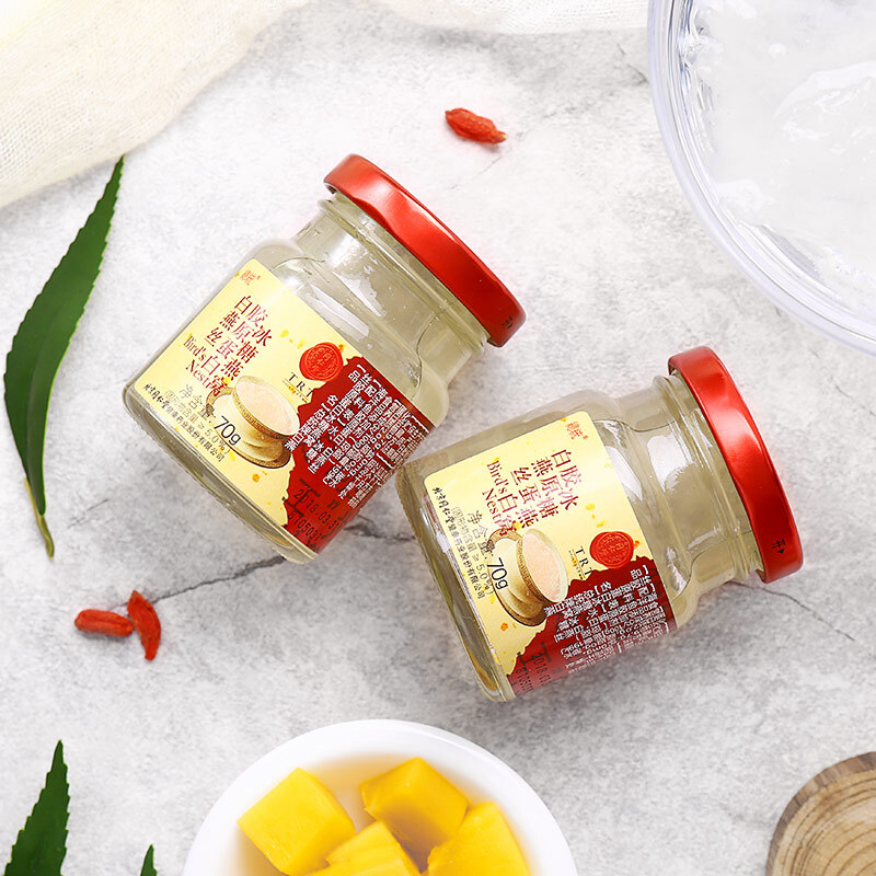 同仁堂 总统牌白燕丝胶原蛋白冰糖燕窝 70g/瓶*6瓶_北京同仁堂网上商城
