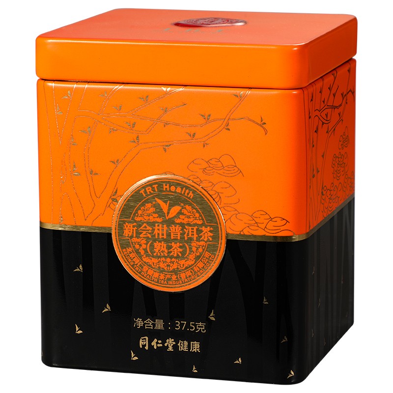 同仁堂 新会柑普洱茶(熟茶) 300g(37.5g*8)/盒 _北京同仁堂网上商城