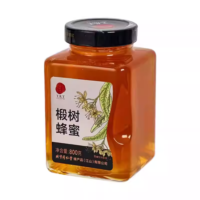 北京同仁堂椴树蜂蜜800g单花蜜品质玻瓶冲饮官方旗舰店正品非天然_北京同仁堂网上商城