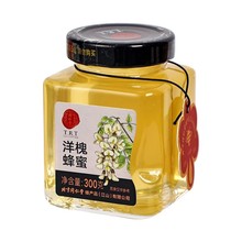 北京同仁堂洋槐蜂蜜300g单花蜜品质洋槐蜜玻璃瓶装冲饮品