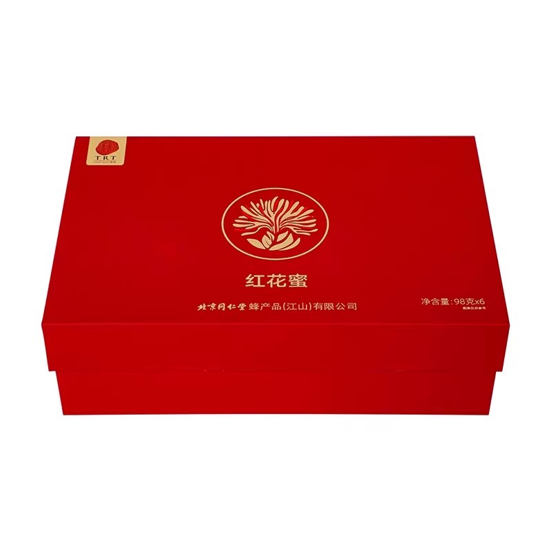 北京同仁堂蜂蜜红花蜜98g*6/蜂蜜礼盒蜂蜜官方旗舰店正品送礼长辈_北京同仁堂网上商城