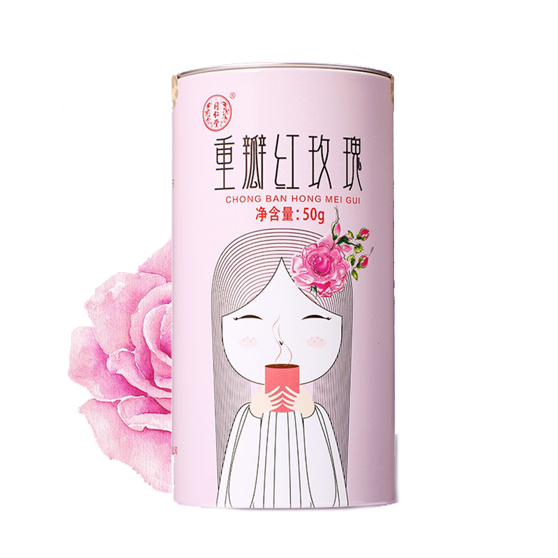 同仁堂 重瓣红玫瑰花 50g_北京同仁堂网上商城