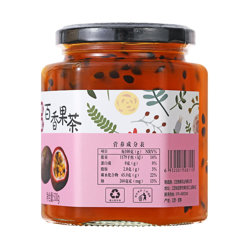 蜂蜜百香果茶 500g_北京同仁堂网上商城