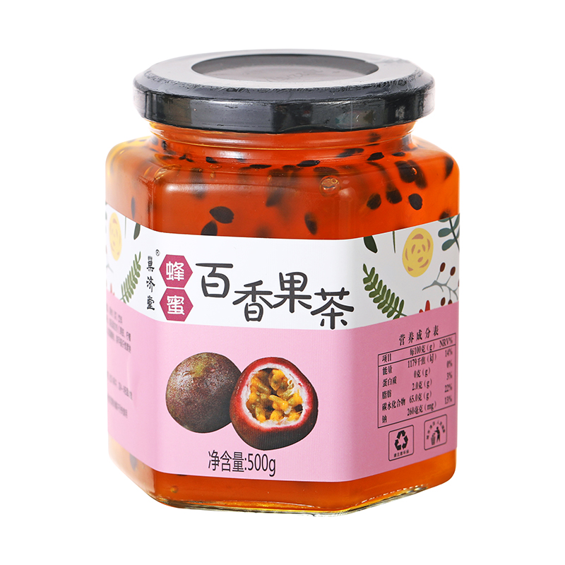 蜂蜜百香果茶 500g_北京同仁堂网上商城