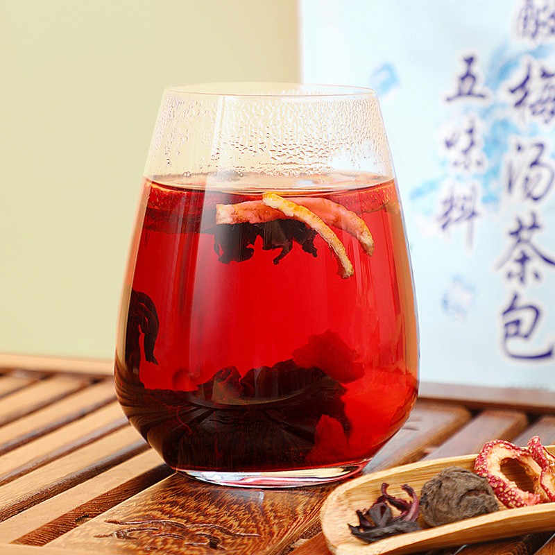 同仁堂 五味料酸梅汤茶包 100g/袋_北京同仁堂网上商城