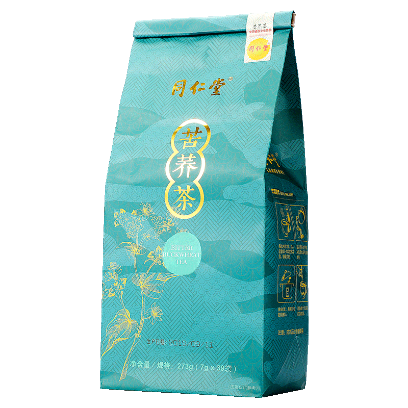 同仁堂 苦荞茶 273g(7g*39袋)/袋_北京同仁堂网上商城