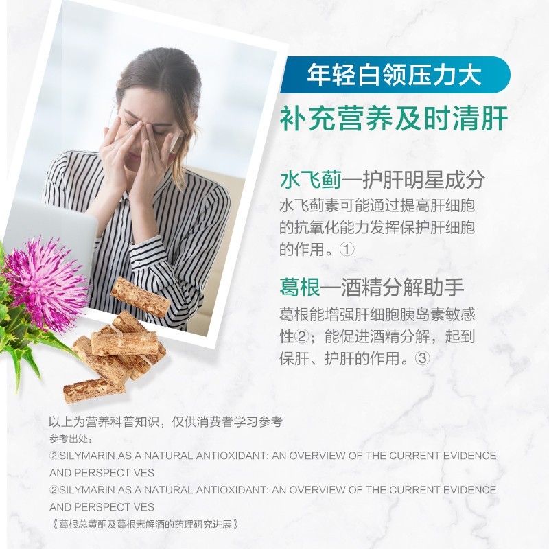 汤臣倍健  健甘适水飞蓟葛根丹参片 1.02g*120片/盒_北京同仁堂网上商城