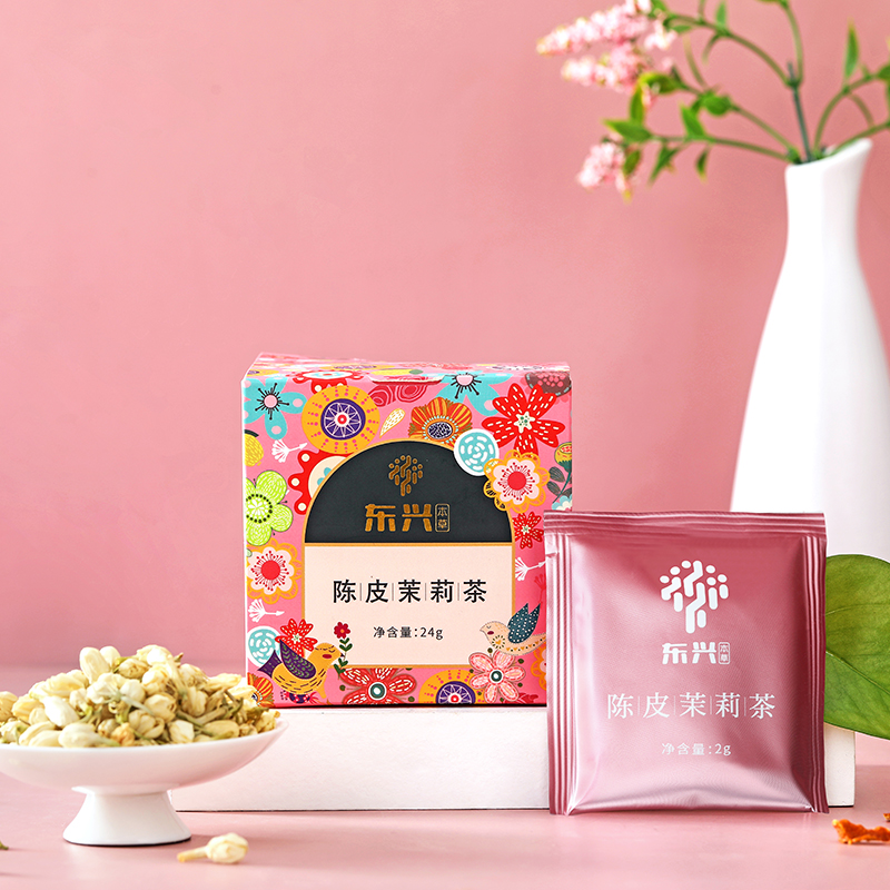东兴本草  陈皮茉莉茶 2g*12袋/盒_北京同仁堂网上商城