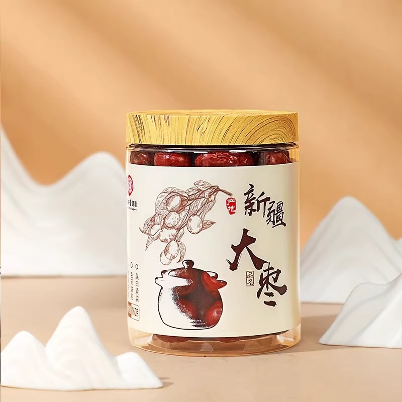 北京同仁堂大枣160克/瓶新疆特产大红枣干搭红枣桂圆枸杞茶_北京同仁堂网上商城