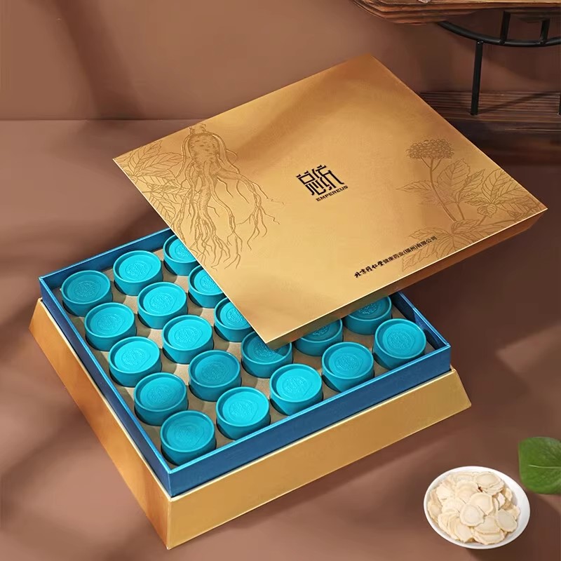 北京同仁堂西洋参1#片/150g(6g×25)西洋参片礼品泡水独立小包装_北京同仁堂网上商城
