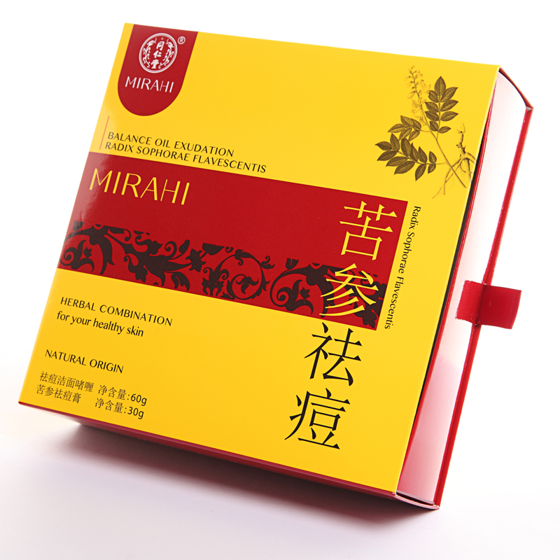 同仁堂 苦参祛痘套盒(祛痘洁面啫喱60g+苦参祛痘膏30g)_北京同仁堂网上商城